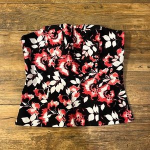 White House Black Market strapless top